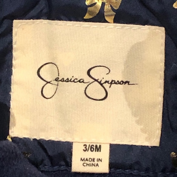 Jessica Simpson Snow Suit. 3/6 Mo.  New with Tags! - Picture 3 of 6